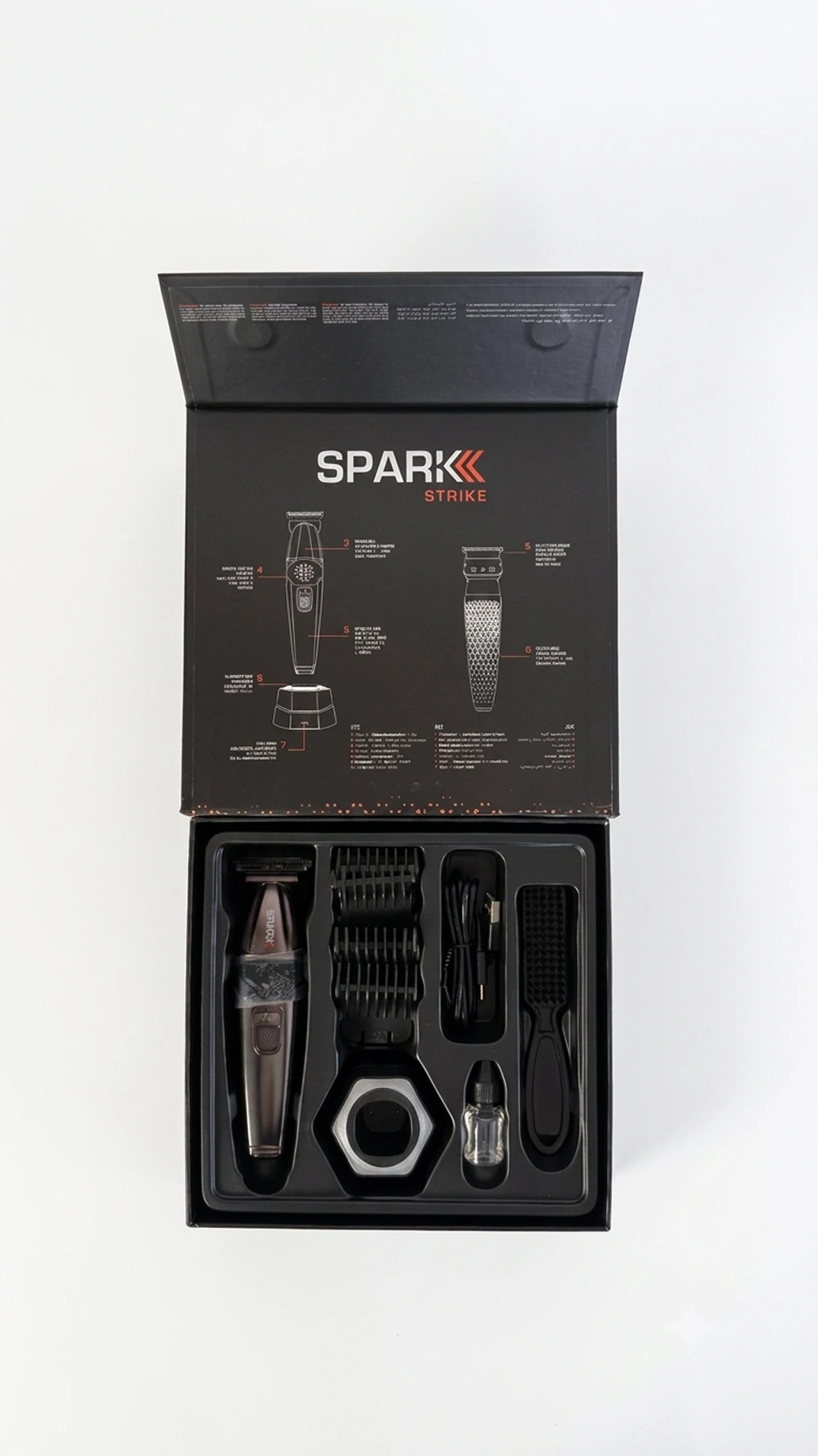 Componentes incluidos en el kit premium de DGR Strike